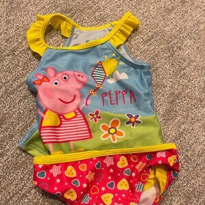 Peppa Pig 2T two piece swimsuit